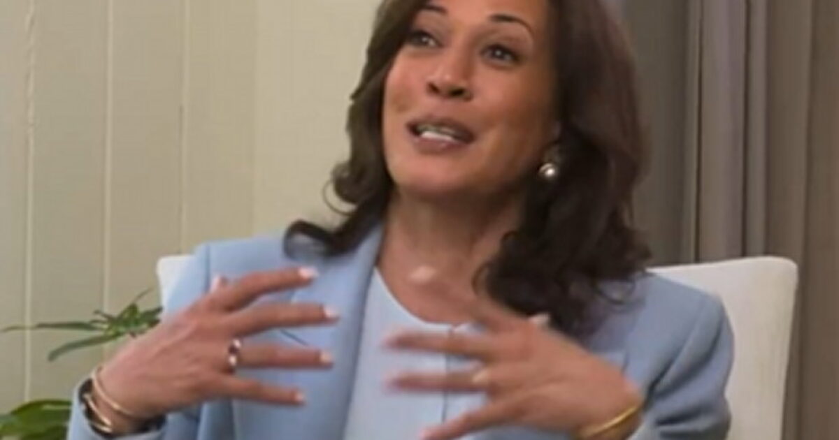 Kamala Harris discusses artificial intelligence and social media algorithms during a podcast appearance