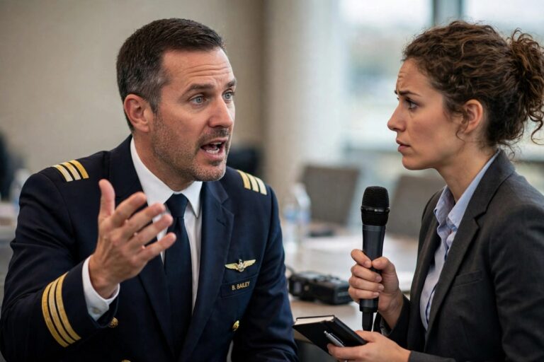 Captain Byron Bailey discussing the attempted Flydubai hijacking on Sky News Australia