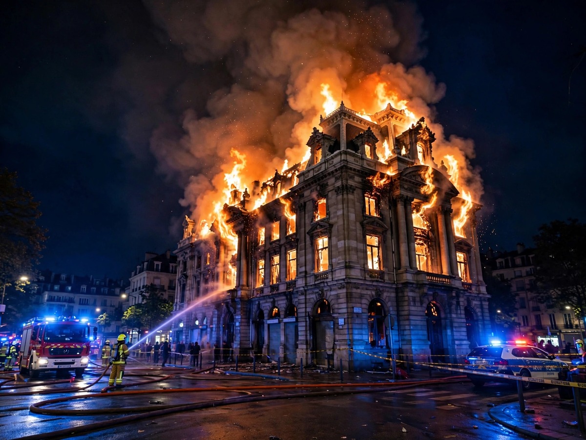 CBS News criticized online after describing violent riots in France as scuffles