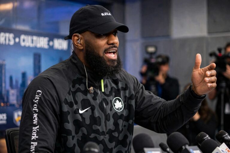 LeBron James faces criticism over his conduct during the national anthem
